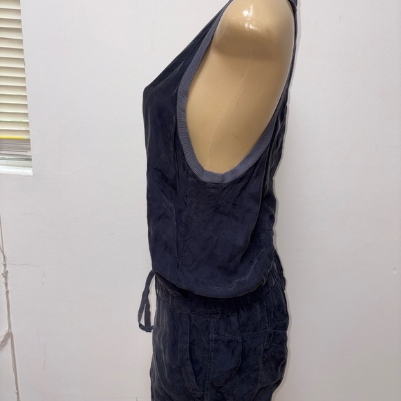 Pete & Greta Racer Back Casual Drawstring Short Jumpsuit Size M - Picture 4 of 6